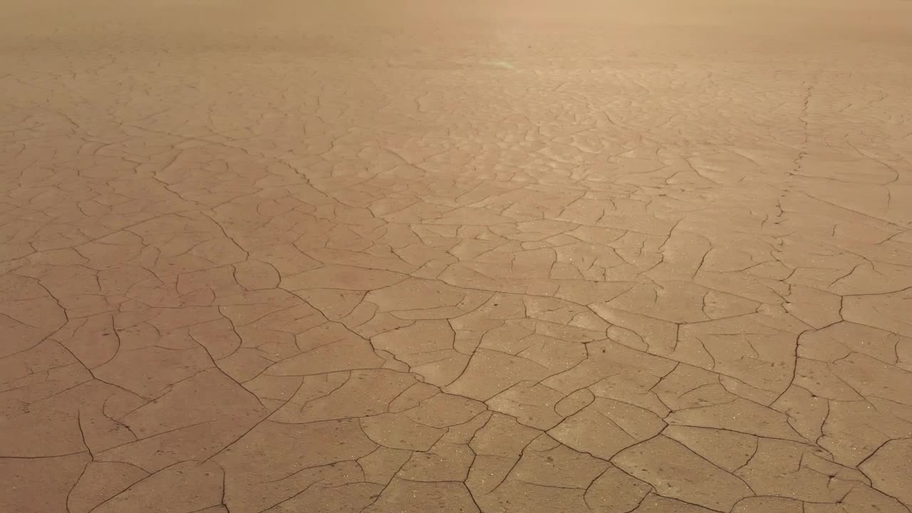 Stock Video Dehydrated Dirt Surface Texture In The Desert Live Wallpaper For PC