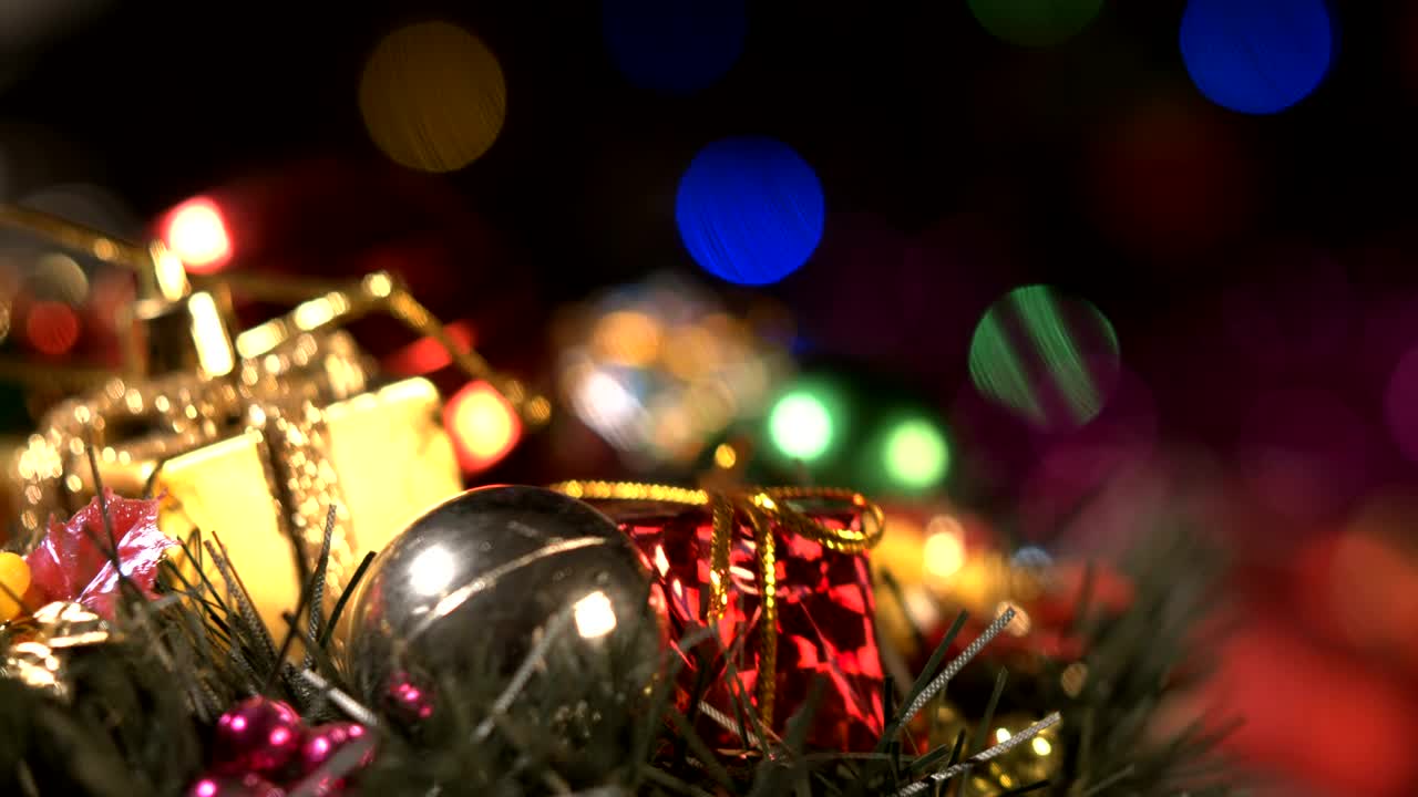 Stock Video Decorations Of Small Christmas Boxes Live Wallpaper For PC