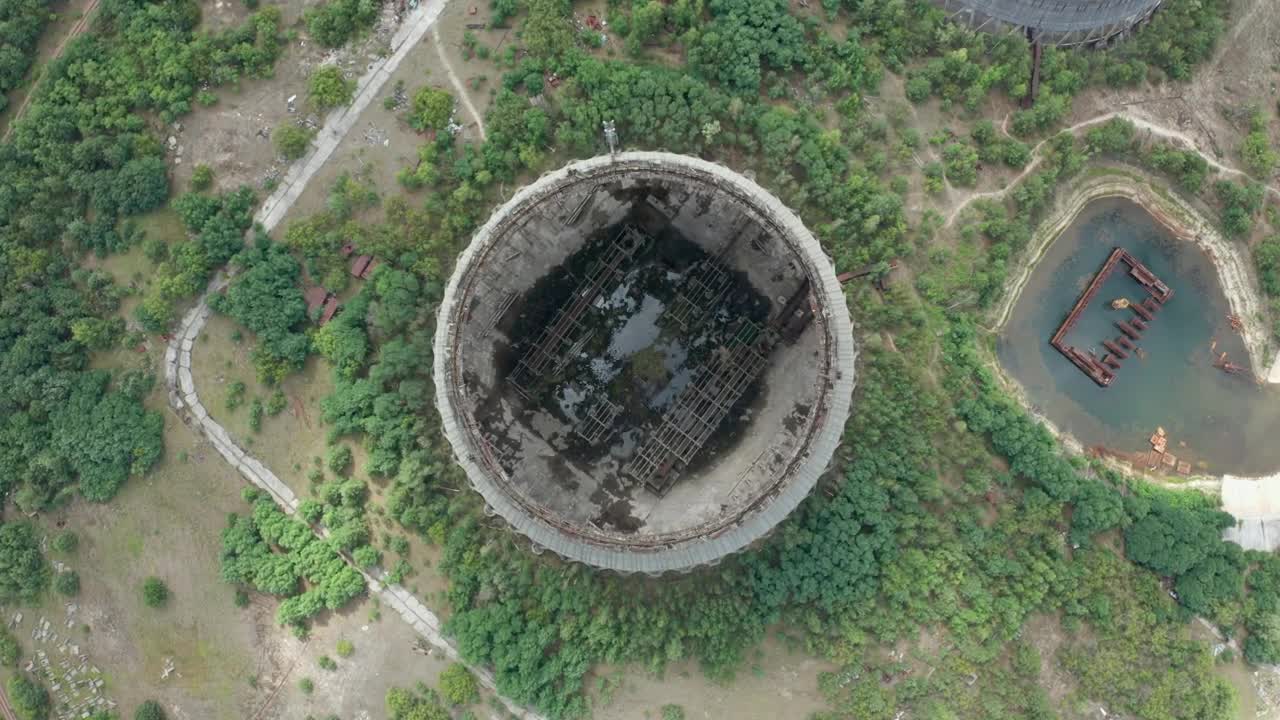 Stock Video Decaying Cooling Tower Live Wallpaper For PC