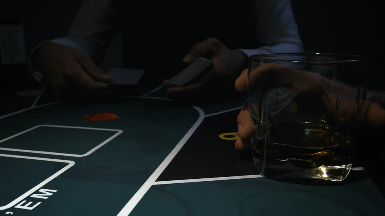 Stock Video Dealing Cards On A Poker Game Table Live Wallpaper For PC