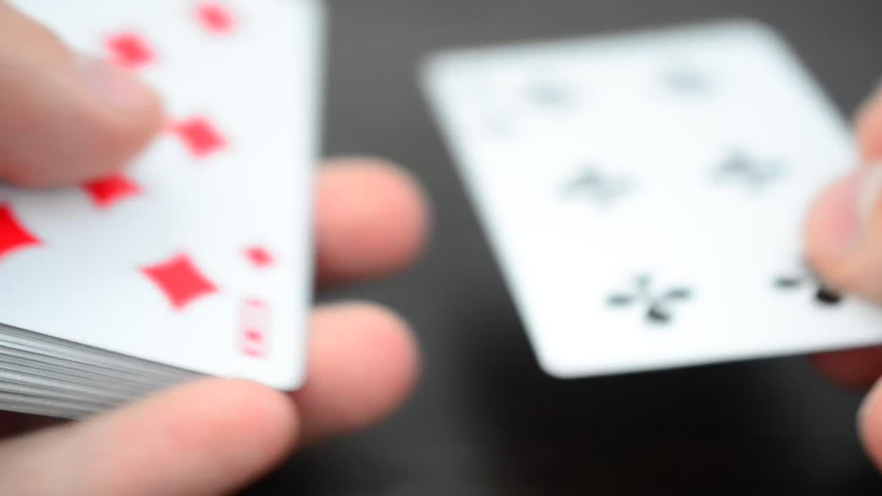 Stock Video Dealer Placing Cards On A Game Board Live Wallpaper For PC