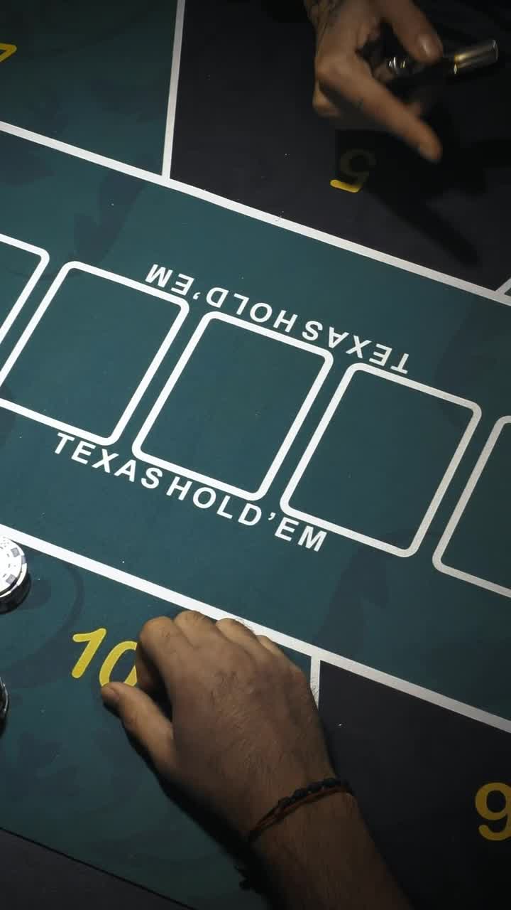 Stock Video Dealer Dealing Cards On A Game Table For Poker Live Wallpaper For PC