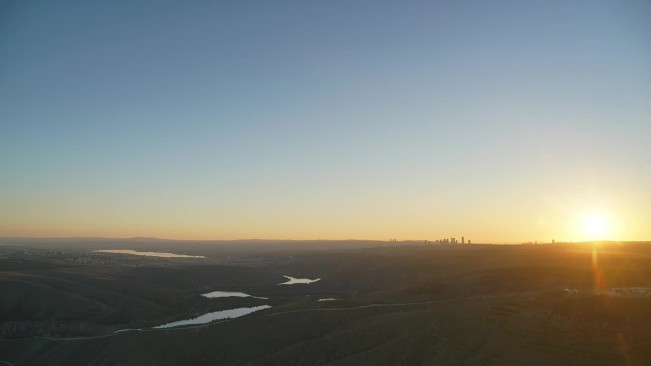 Stock Video Day To Night Transition With City Landscape Live Wallpaper For PC