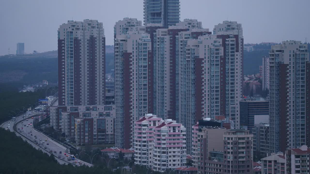 Stock Video Day To Night Transition In A Modern The City Live Wallpaper For PC