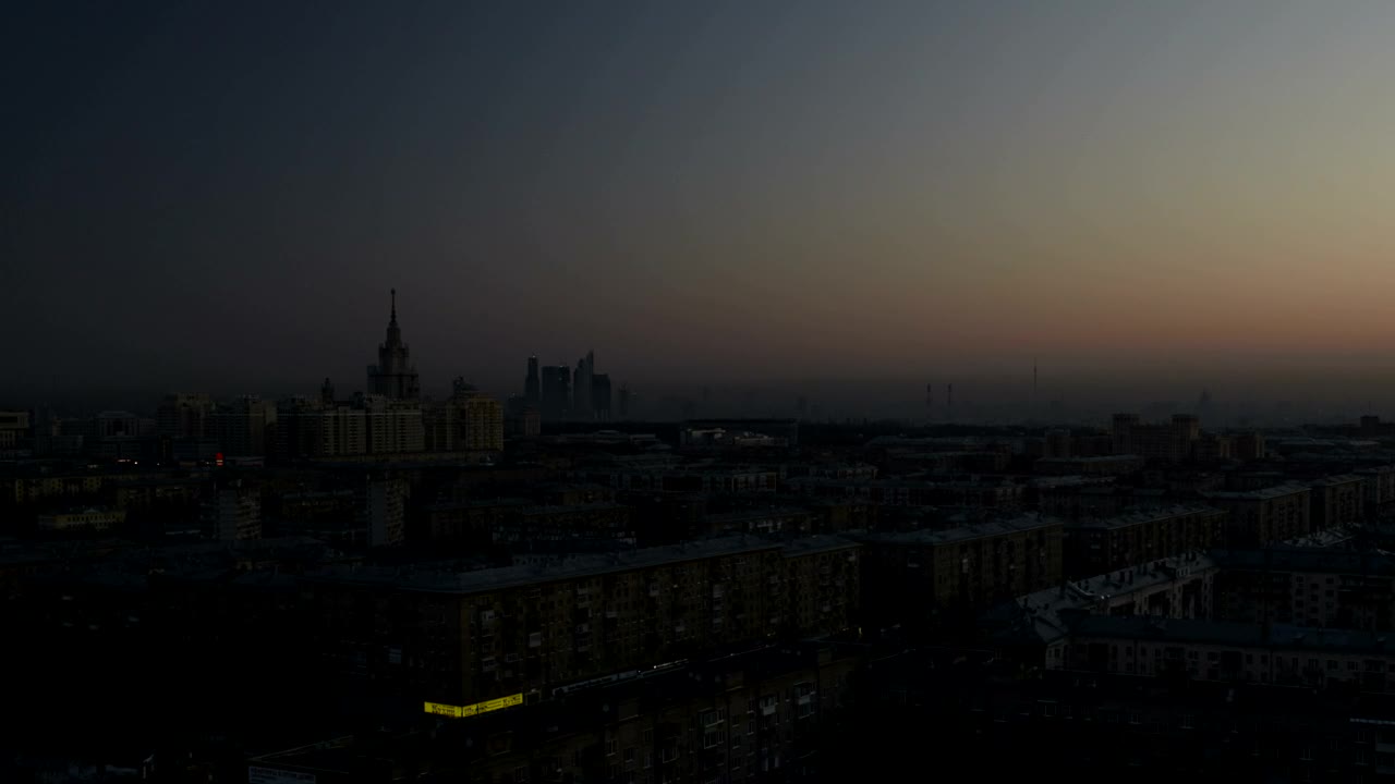 Stock Video Dawn Rising Above The City Live Wallpaper For PC