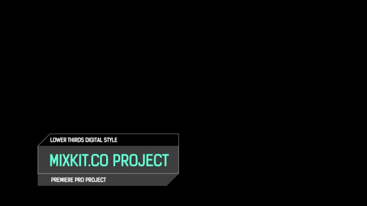 Stock Video Data Box Lower Third Live Wallpaper For PC