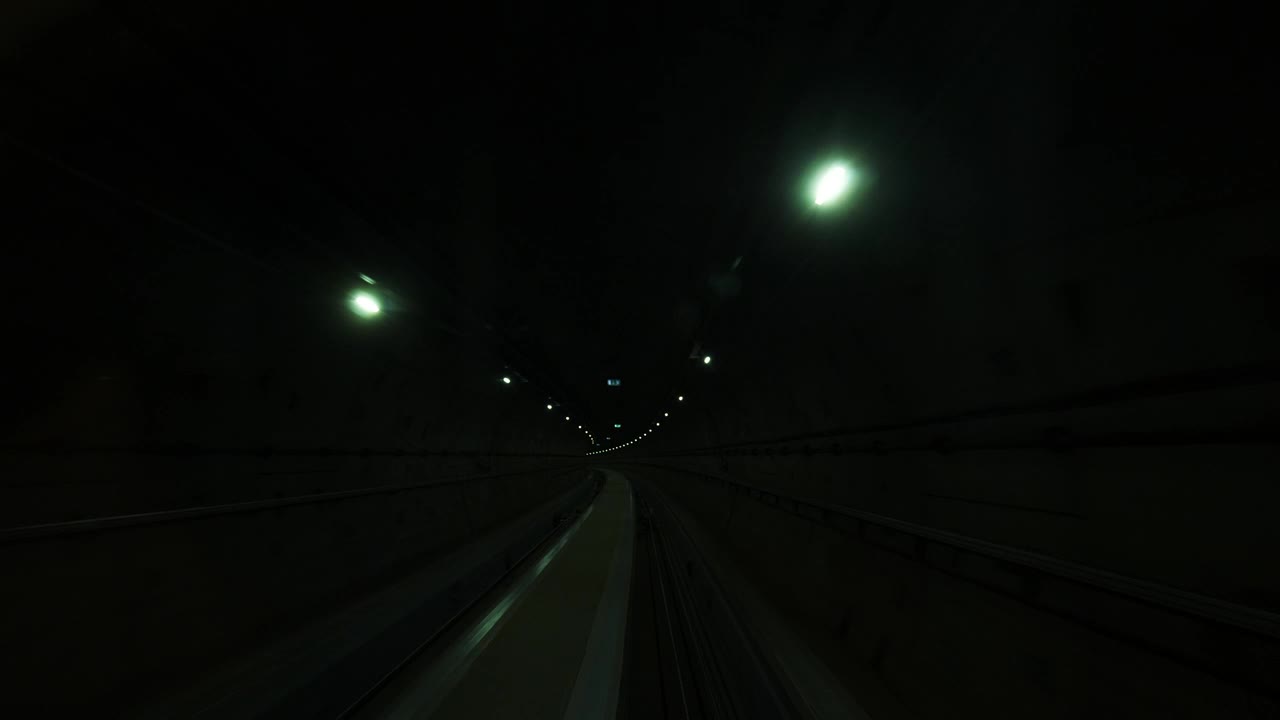 Stock Video Dark Subway Tunnels With Small Lights Live Wallpaper For PC