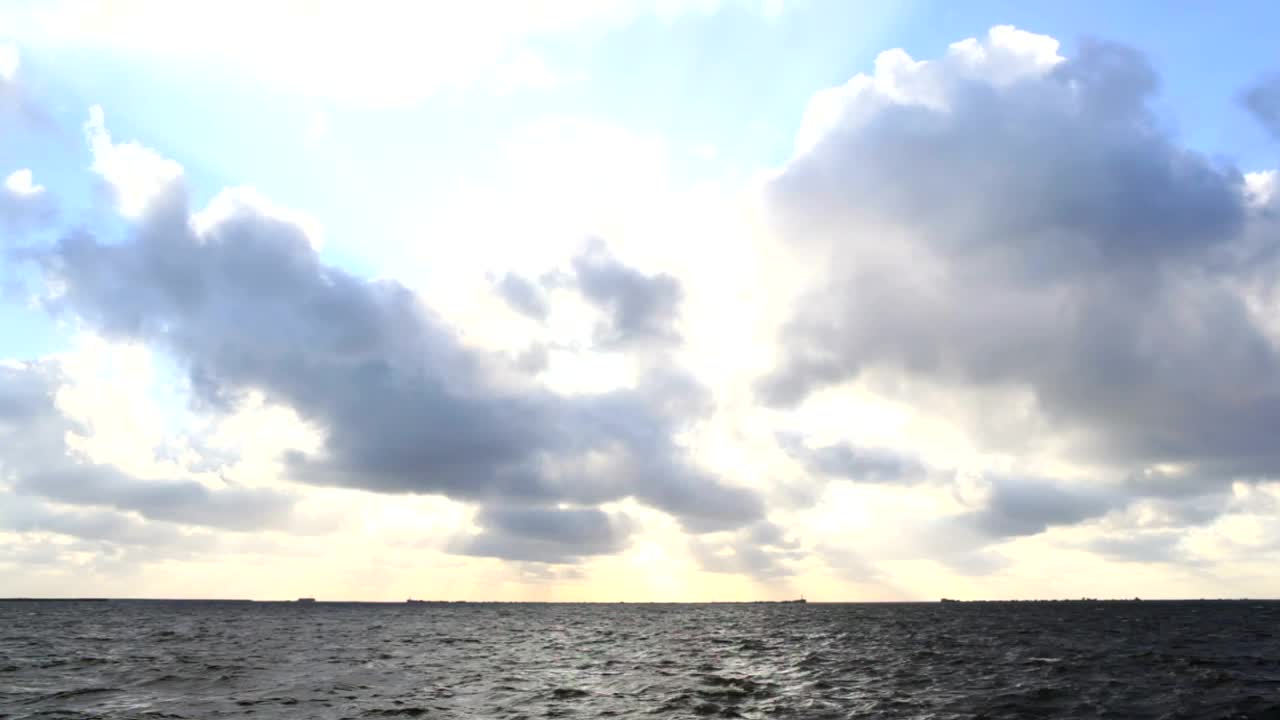 Stock Video Dark Sea Against A Bright Sky Live Wallpaper For PC