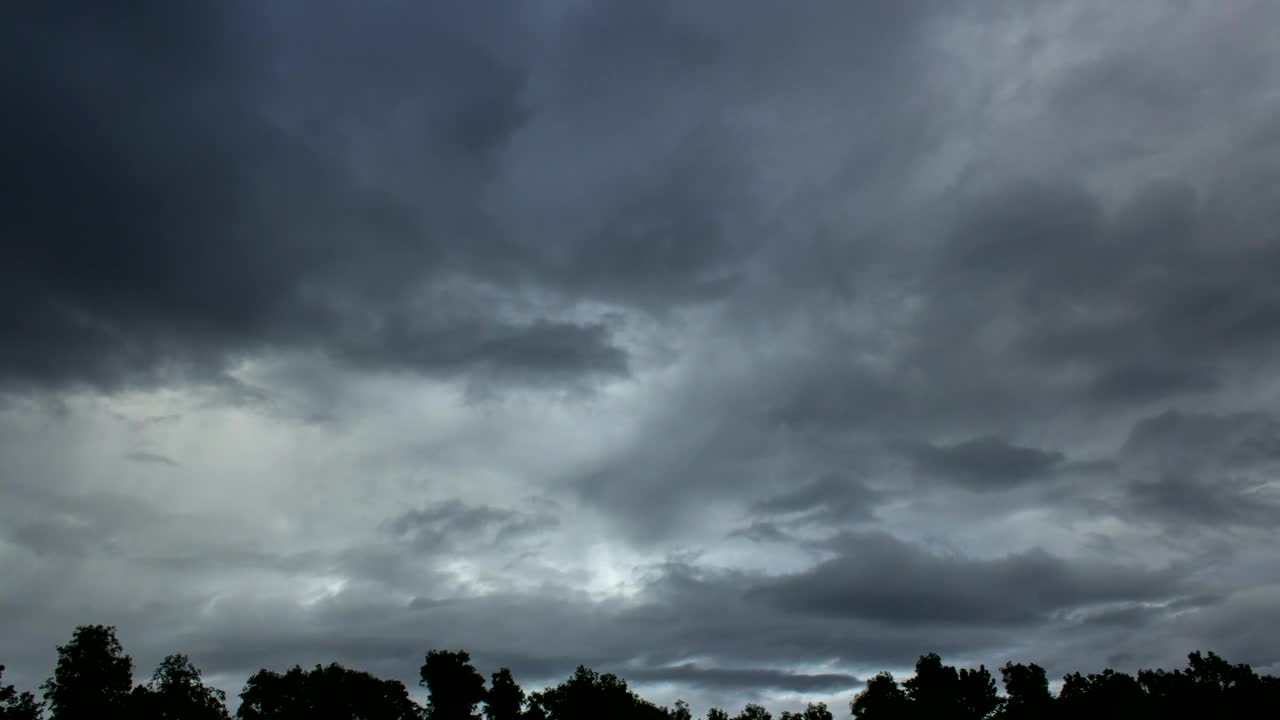 Stock Video Dark Clouds Passing Over A Forest Live Wallpaper For PC