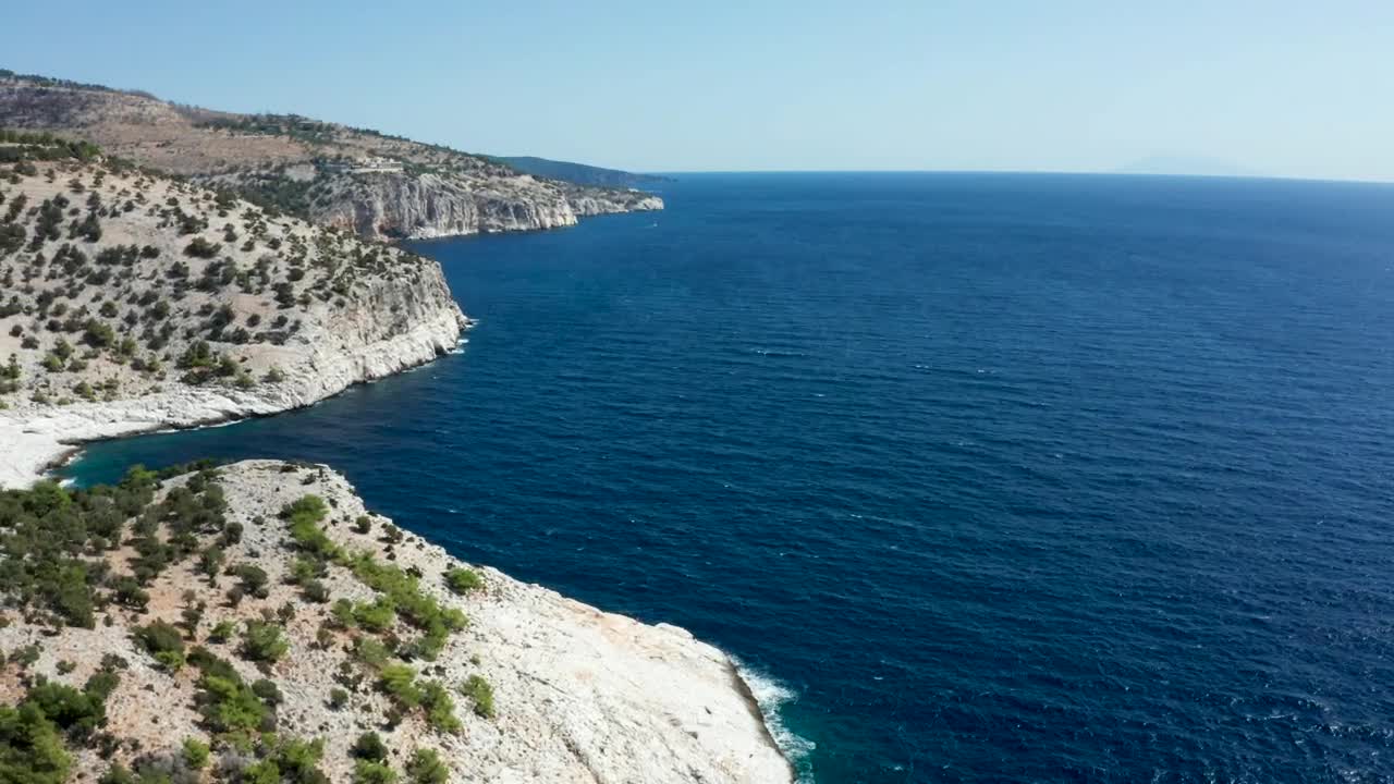 Stock Video Dark Blue Ocean And White Coastline Live Wallpaper For PC