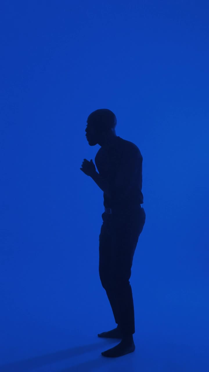 Stock Video Dancing In Front Of A Colorful Screen Live Wallpaper For PC