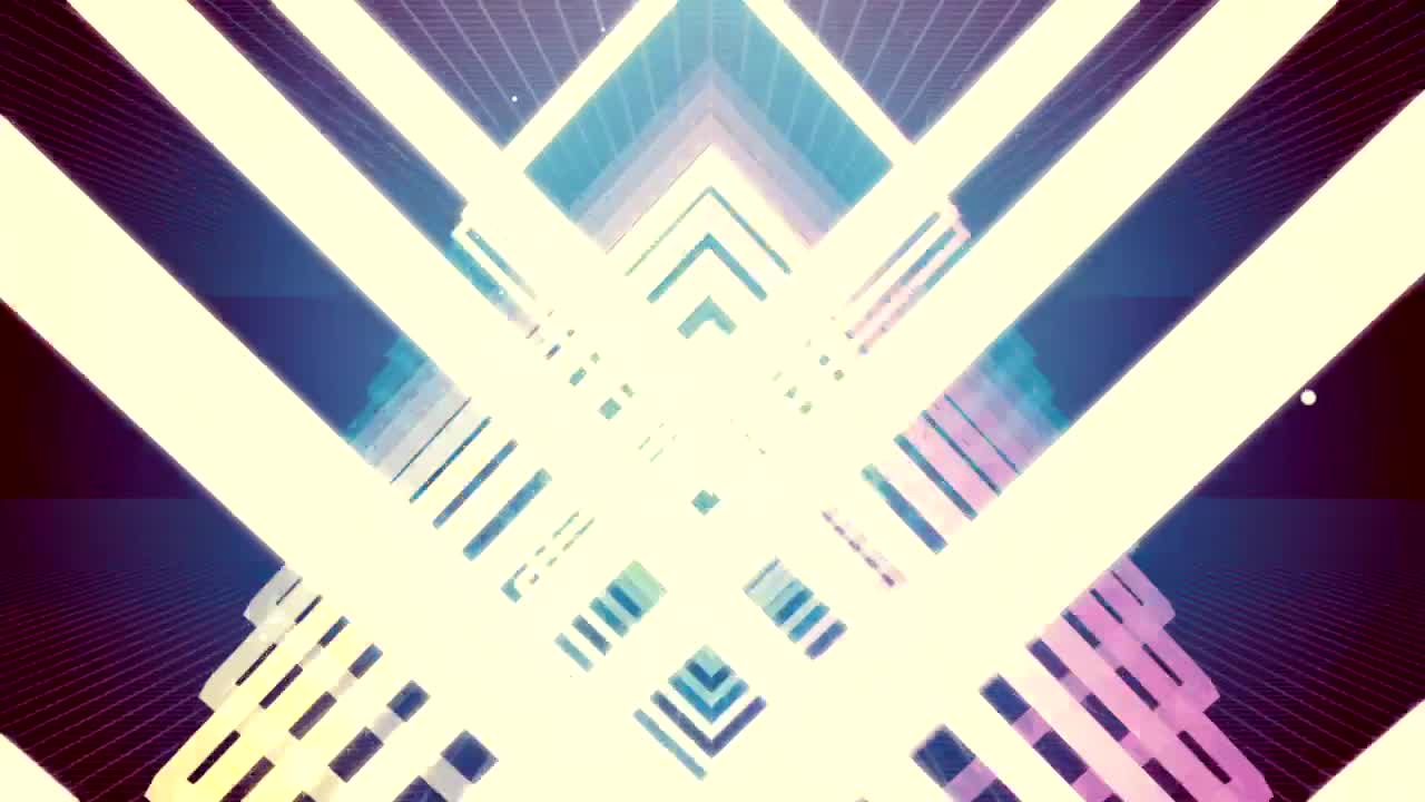 Stock Video Dancing And Flickering Columns Of Rectangular Lights Live Wallpaper For PC