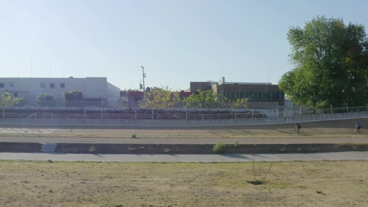 Stock Video Cyclists Competing On An Outdoor Track Live Wallpaper For PC