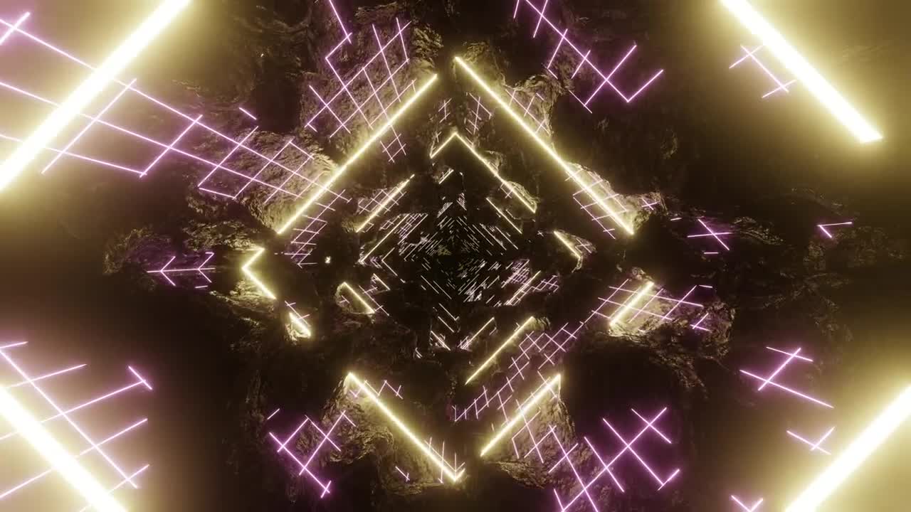 Stock Video Cyberpunk Style Tunnel From The S Live Wallpaper For PC