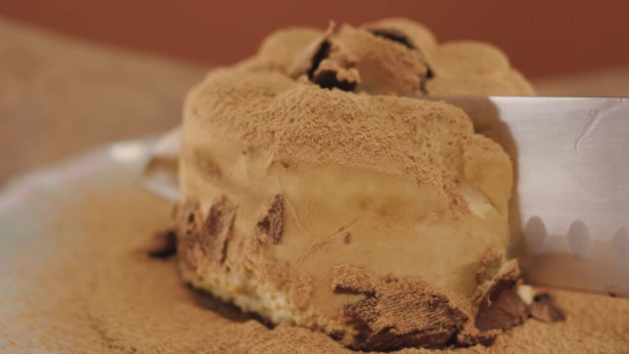 Stock Video Cutting A Little Chocolate Cake Live Wallpaper For PC