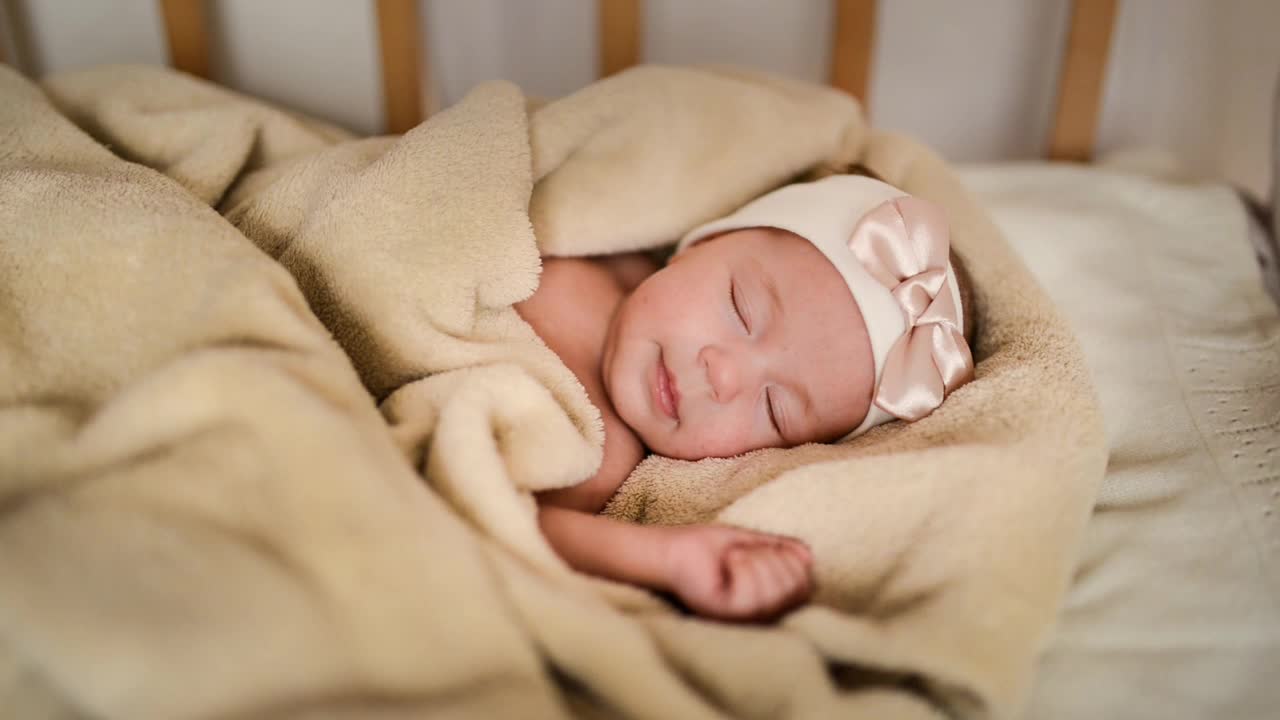 Stock Video Cute Little Baby Having A Nap Live Wallpaper For PC
