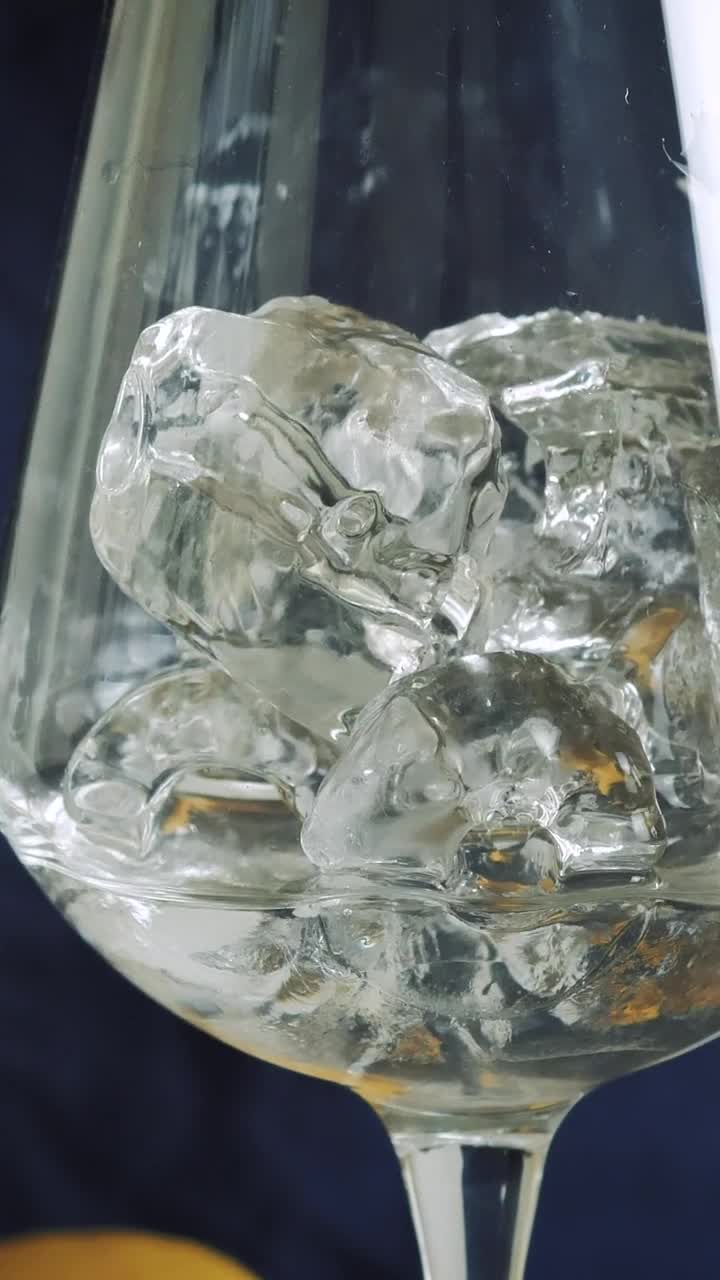 Stock Video Cup Seen In Detail While Gin Is Served Live Wallpaper For PC
