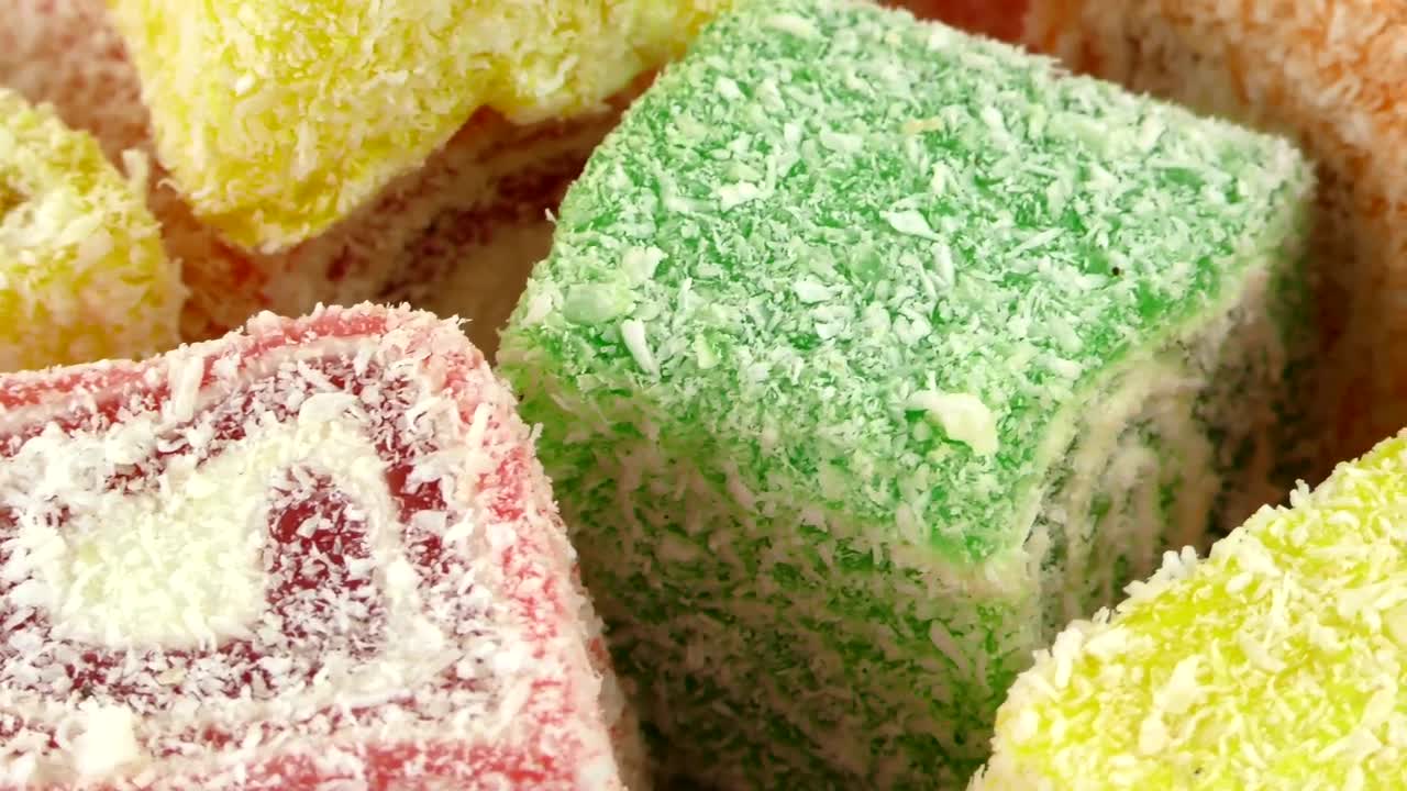 Stock Video Cube Shaped Rolled Candy Live Wallpaper For PC