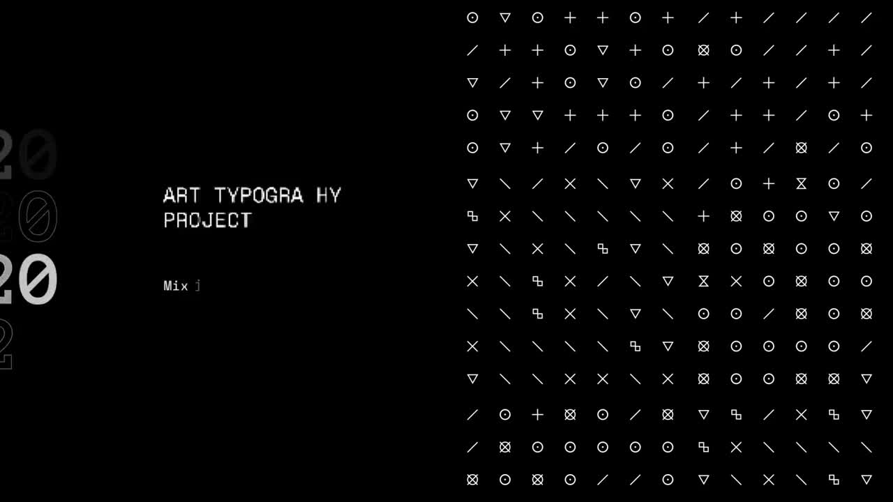 Stock Video Cube Glyph Title Live Wallpaper For PC