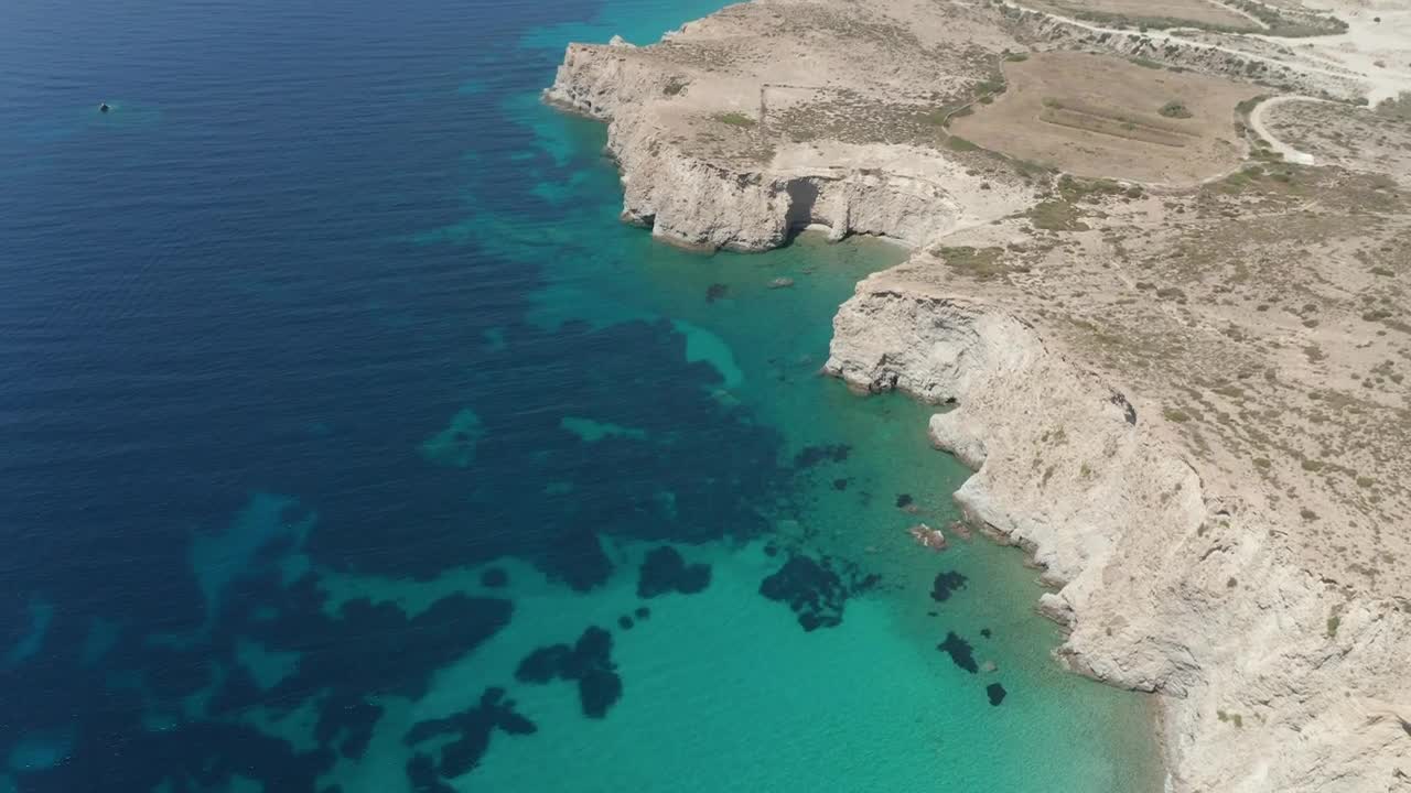 Stock Video Crystal Clear Water Coast Seen From The Air Live Wallpaper For PC