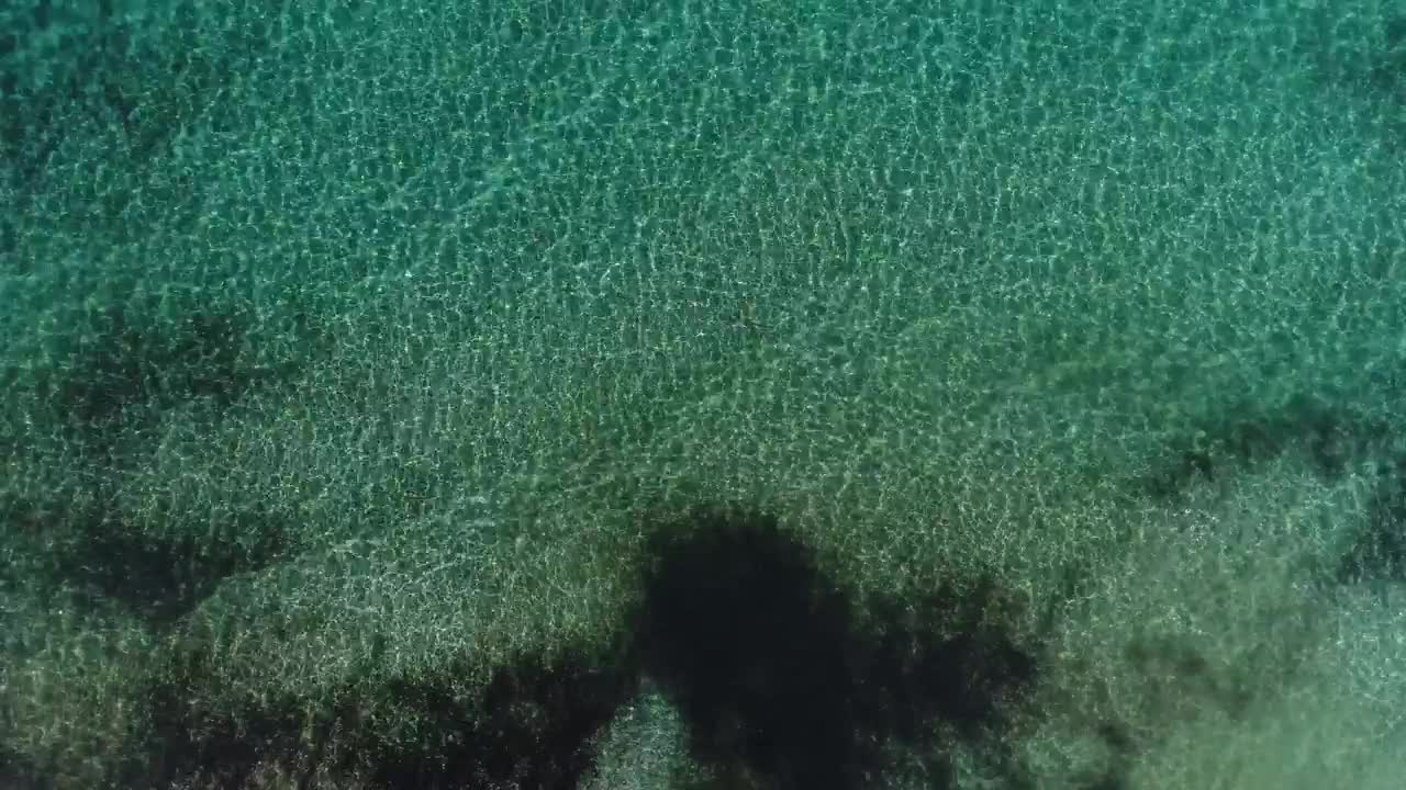 Stock Video Crystal Clear Sea Water Seen From Above Live Wallpaper For PC