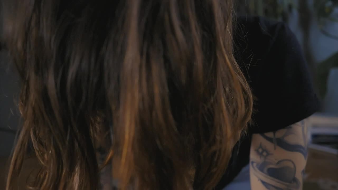 Stock Video Crouching Yoga Woman Slowly Gets Up Live Wallpaper For PC