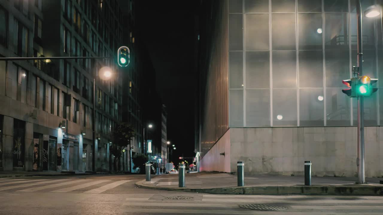 Stock Video Crosswalk At Night Live Wallpaper For PC