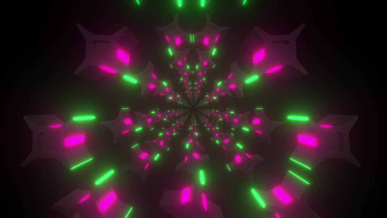 Stock Video Crossing A Tunnel With Rotating Parts Live Wallpaper For PC