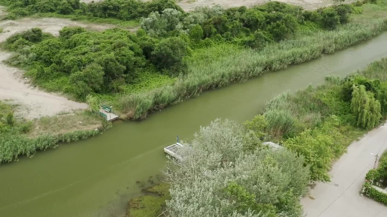 Stock Video Crossing A Small River Using A Raft Live Wallpaper For PC