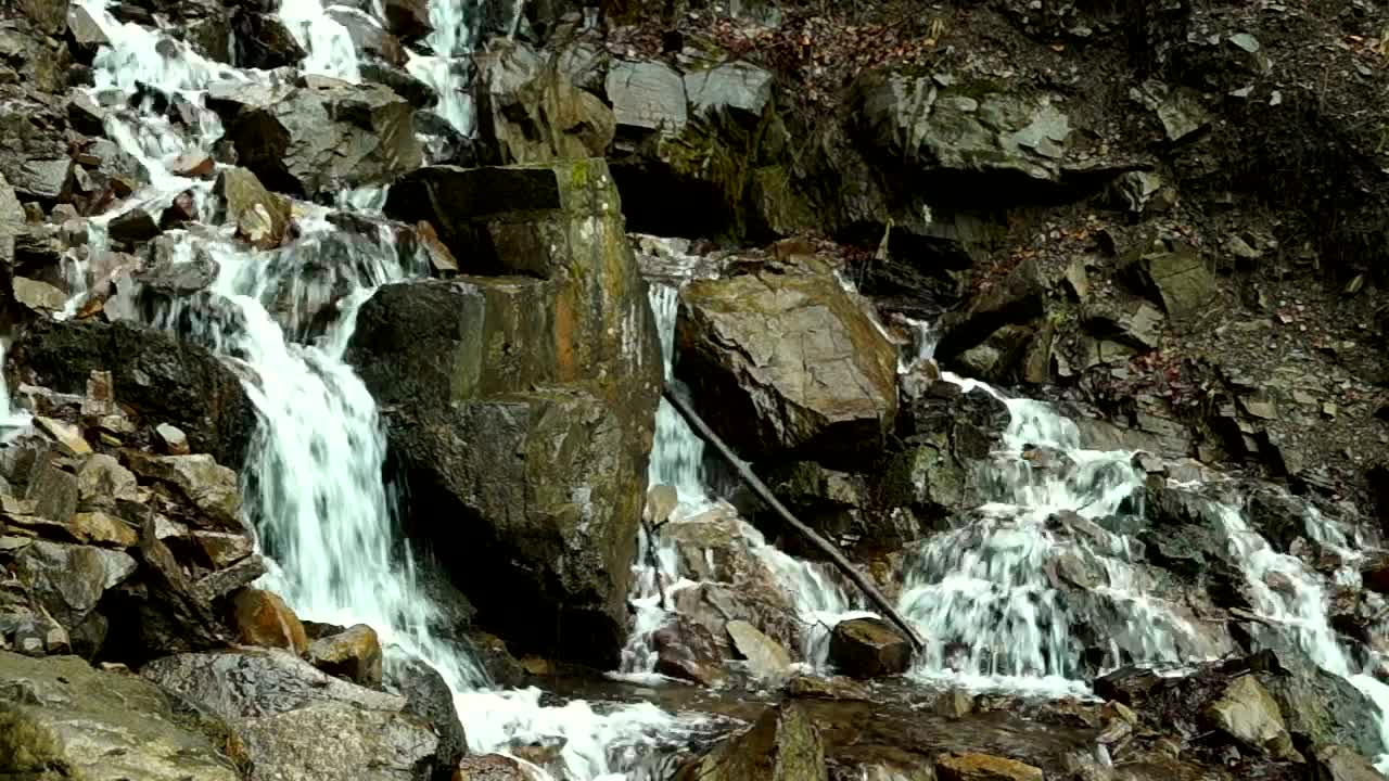 Stock Video Creek Flowing Through The Mountain Rocks Live Wallpaper For PC