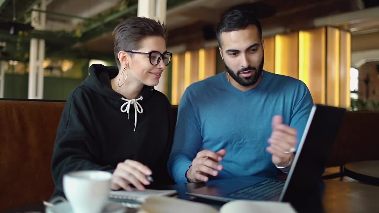 Stock Video Creative Duo Celebrate Project Success With Fist Bump Live Wallpaper For PC