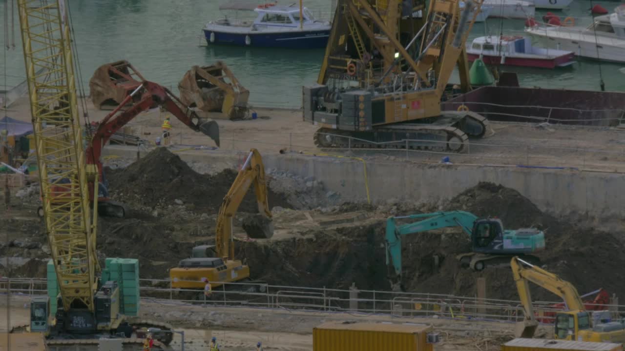 Stock Video Cranes Clearing A Drydock Live Wallpaper For PC