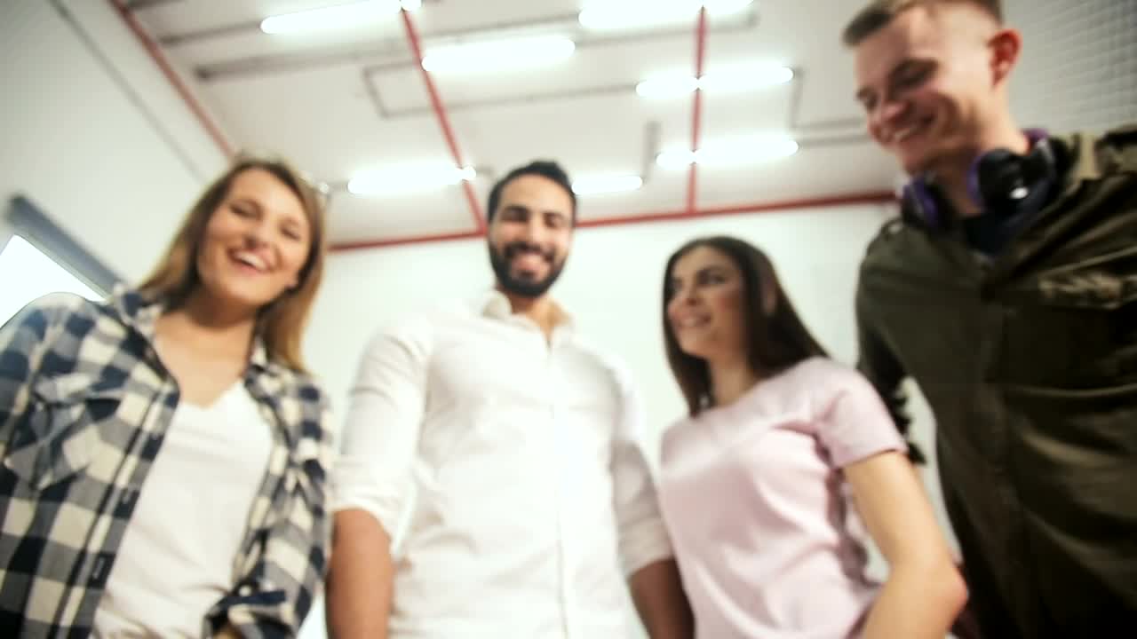 Stock Video Coworkers Putting Their Hands Together Live Wallpaper For PC