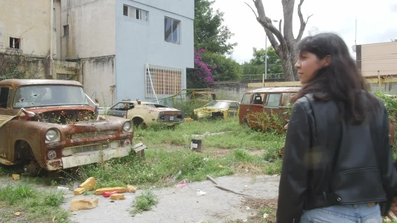 Stock Video Couple Walking Hand In Hand Through An Abandoned Place Live Wallpaper For PC