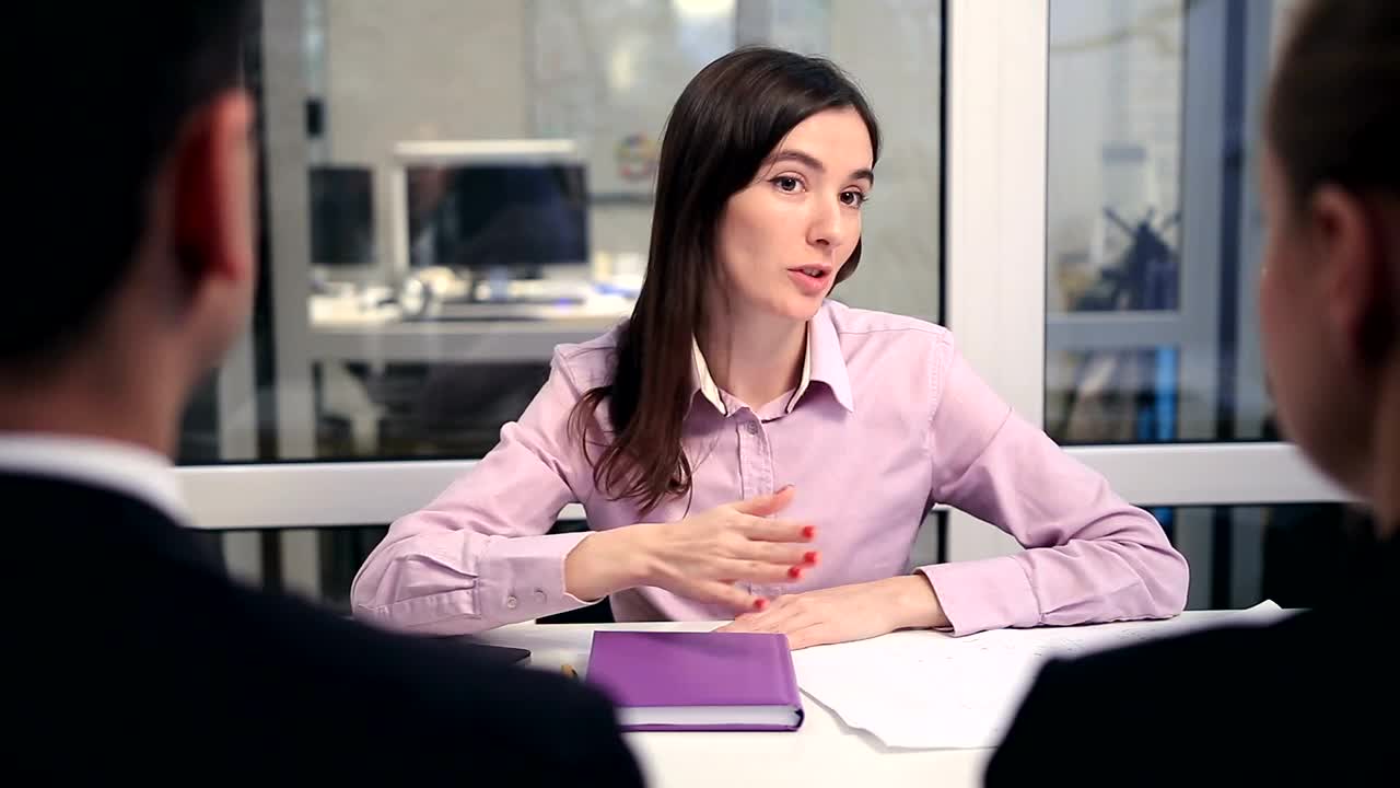 Stock Video Couple Seeking Assistance From An Advisor Live Wallpaper For PC