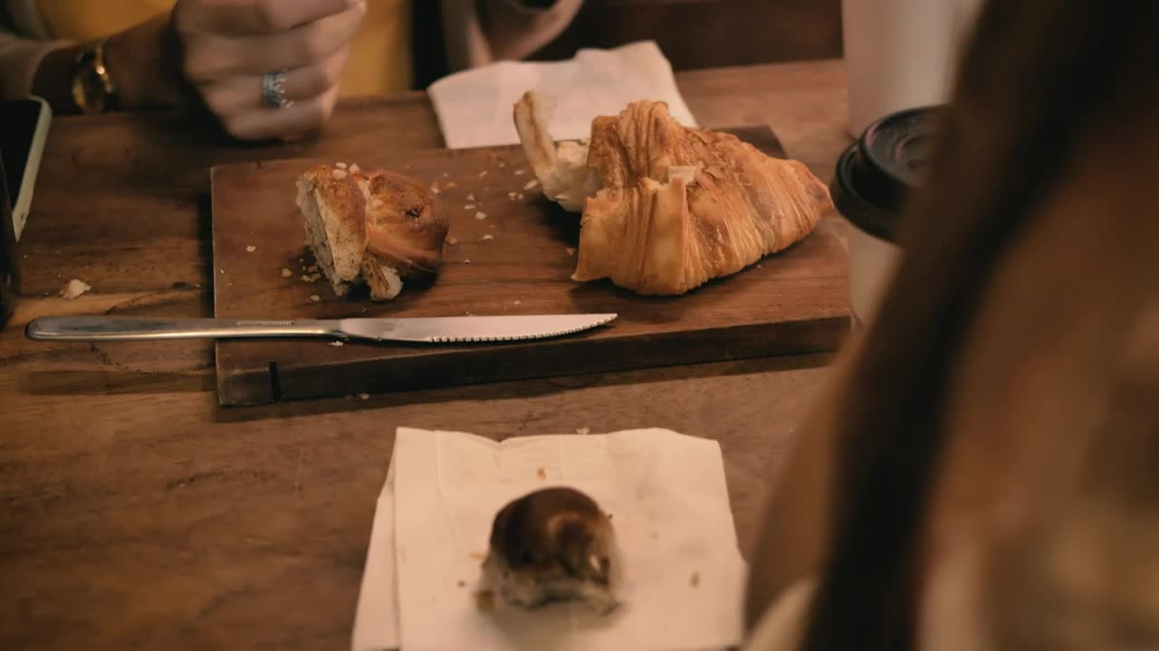 Stock Video Couple Of Friends Chatting In A Coffee Shop Live Wallpaper For PC