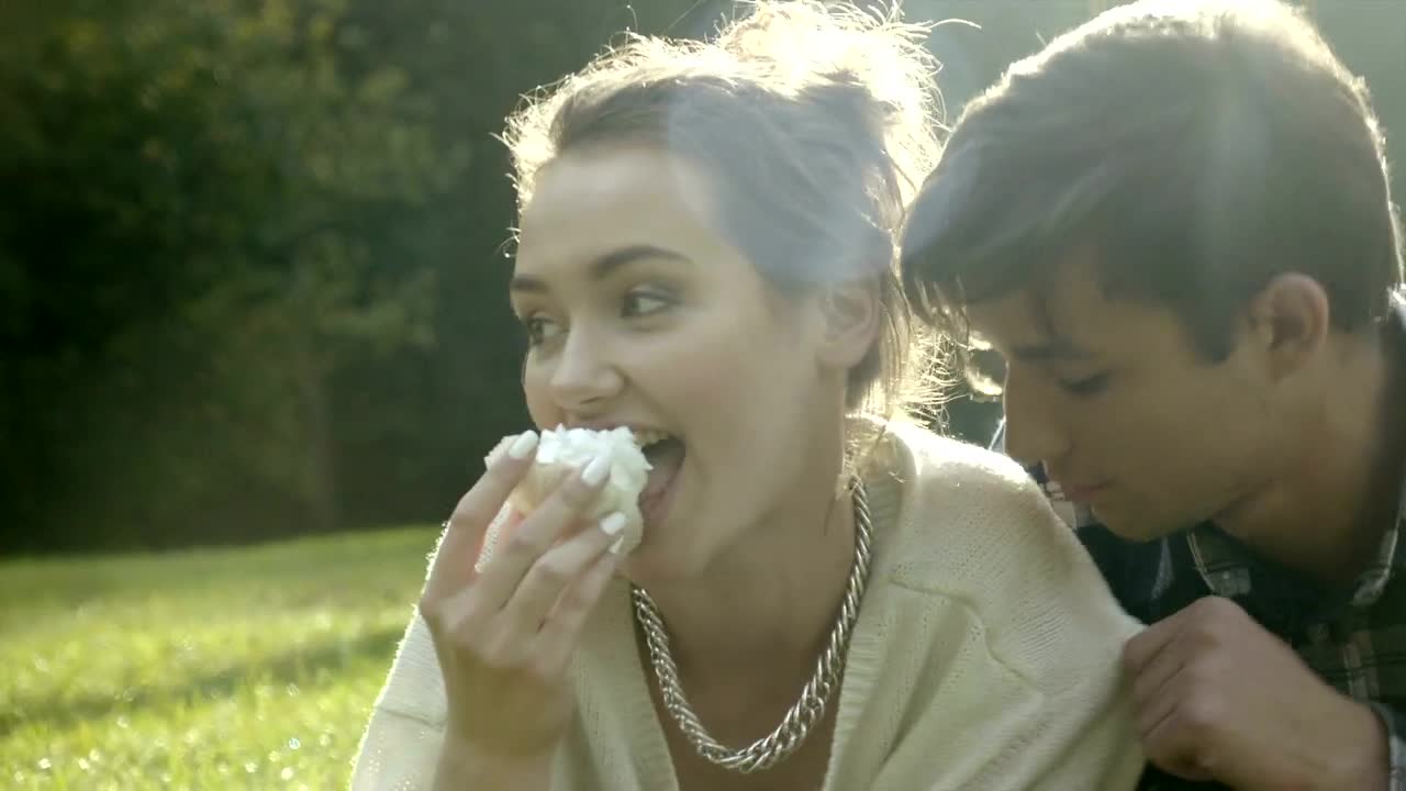 Stock Video Couple Kissing In A Picnic Live Wallpaper For PC