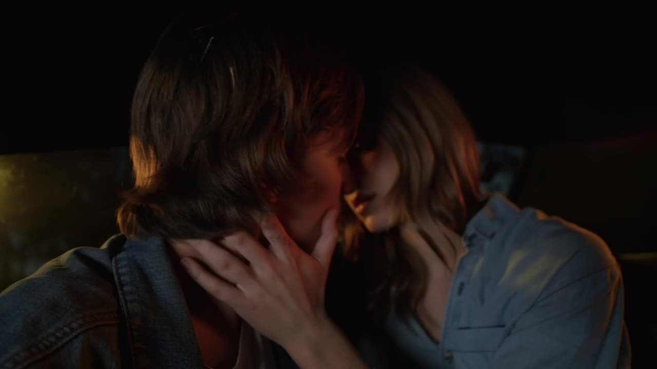Stock Video Couple Kissing In A Car Live Wallpaper For PC