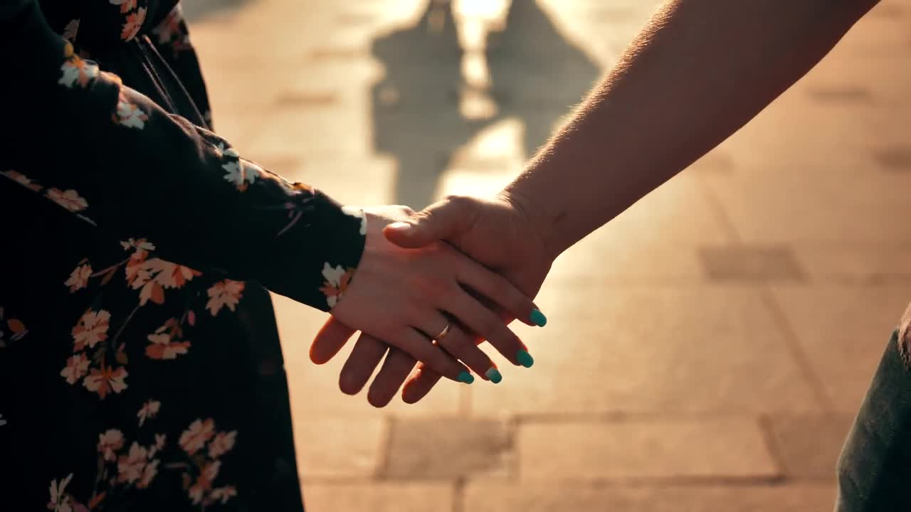 Stock Video Couple Holding Hands In A Walk Live Wallpaper For PC