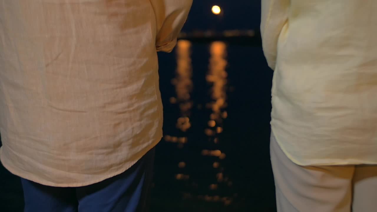Stock Video Couple Holding Hands At Night Live Wallpaper For PC