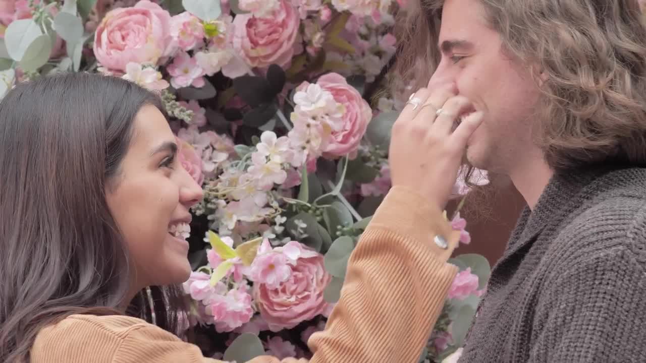 Stock Video Couple Facing Each Other And Smiling Affectionately Live Wallpaper For PC