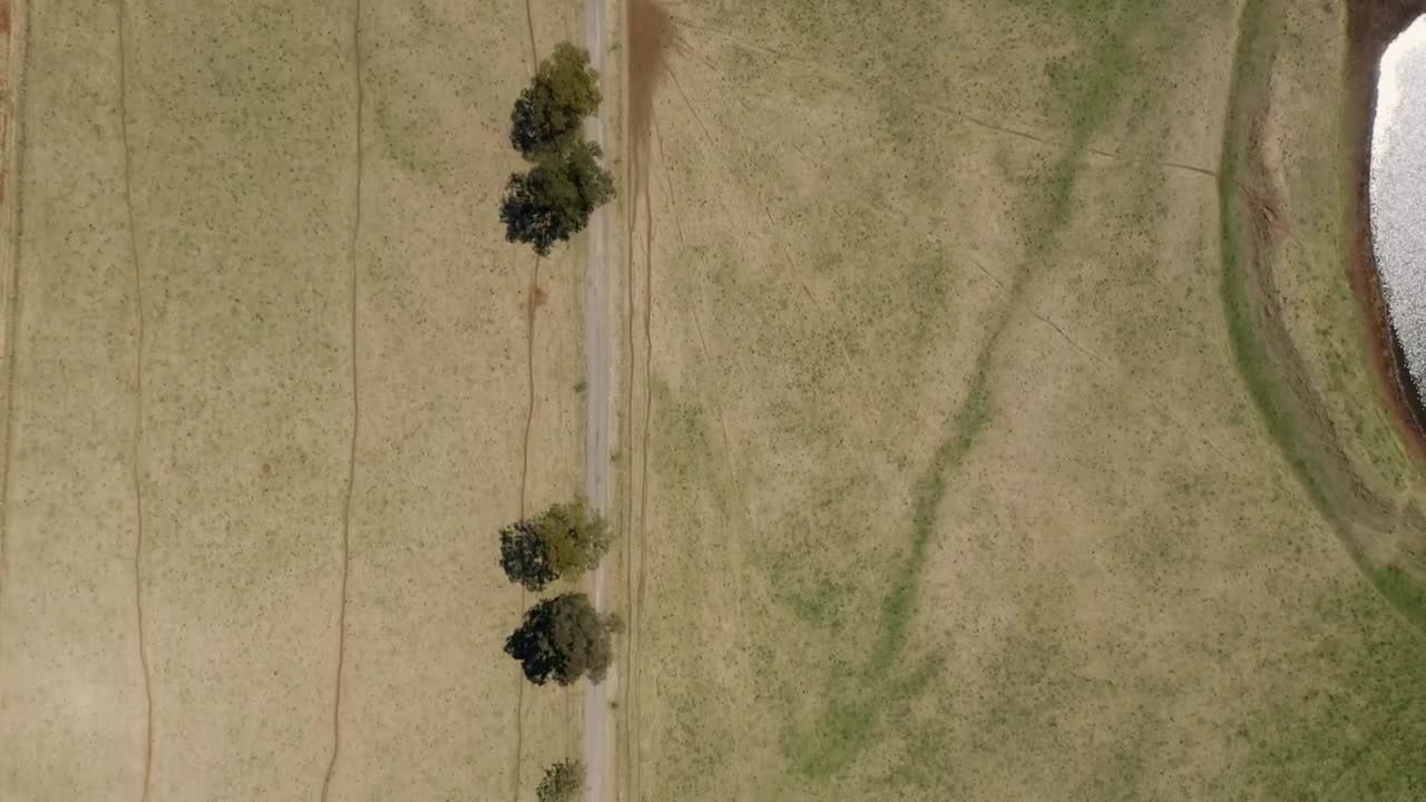Stock Video Country Road Next To A Lake Top Shot Live Wallpaper For PC