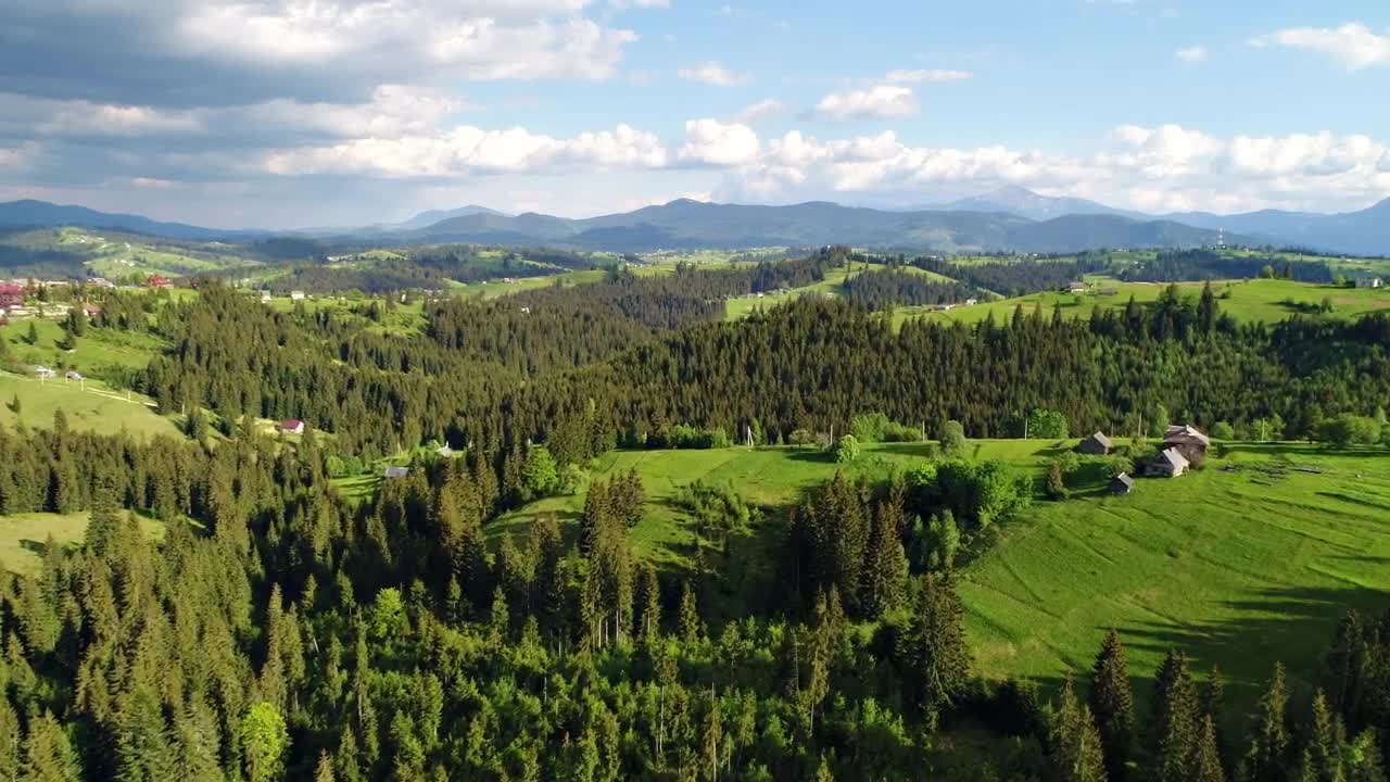 Stock Video Country Houses In The Middle Of The Forest Live Wallpaper For PC