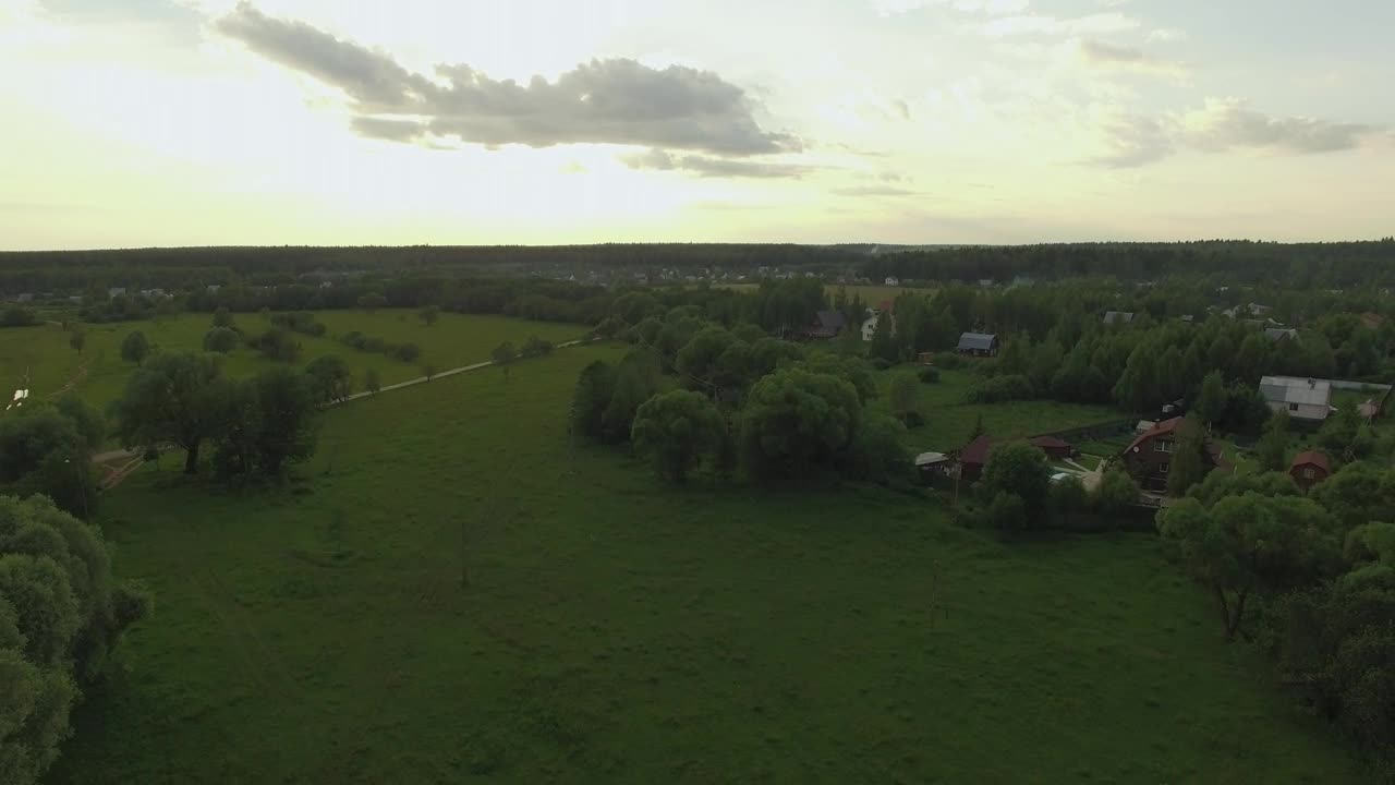 Stock Video Country Houses And Large Fields Live Wallpaper For PC