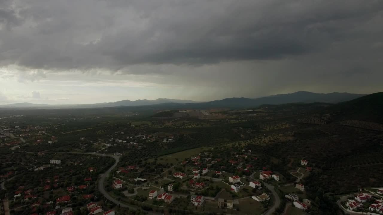 Stock Video Cottages Around Winding Roads Live Wallpaper For PC