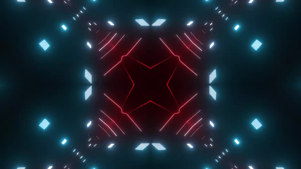Stock Video Corridors Of Red Lines And Blue Boxes Of Light Live Wallpaper For PC