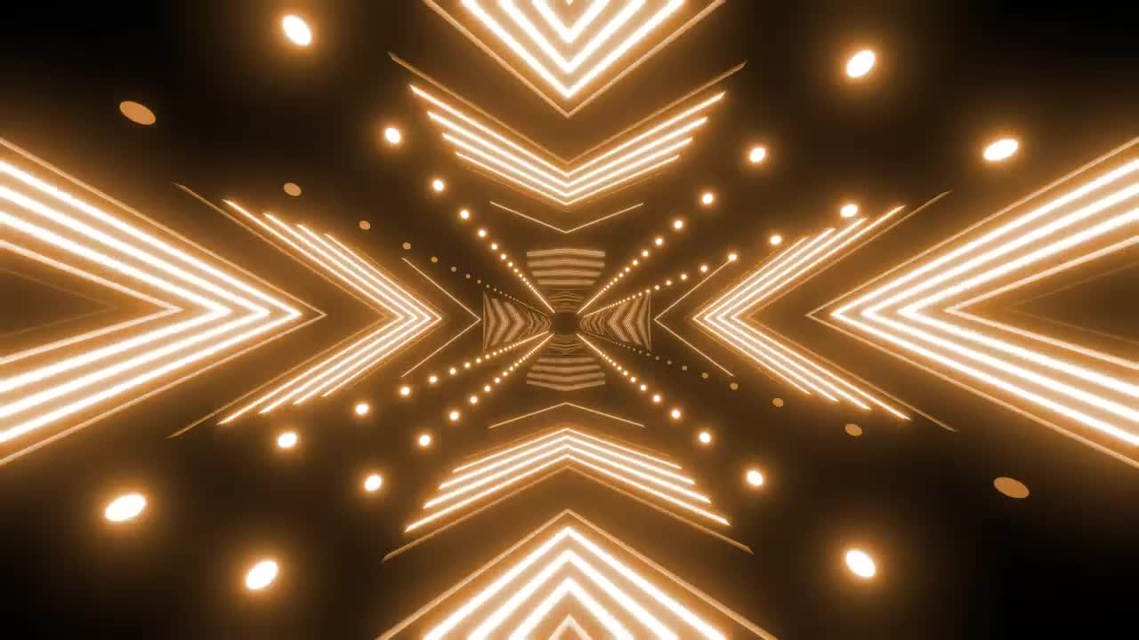 Stock Video Corridor With Neon Lights Flashing Live Wallpaper For PC