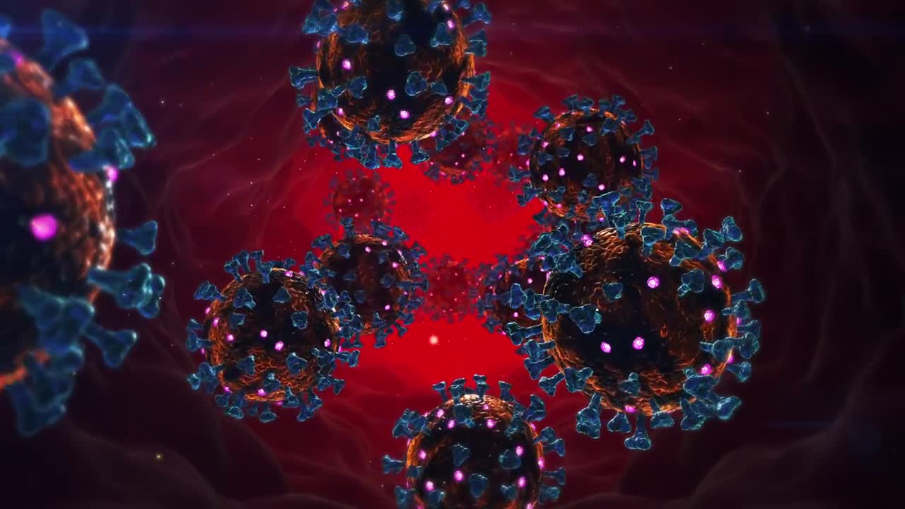 Stock Video Coronavirus Inside The Human Body Live Wallpaper For PC