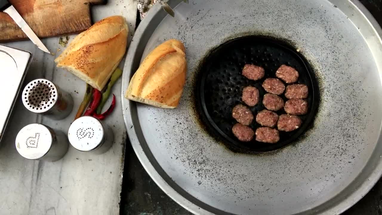 Stock Video Cooking Meat Balls Top Shot Live Wallpaper For PC