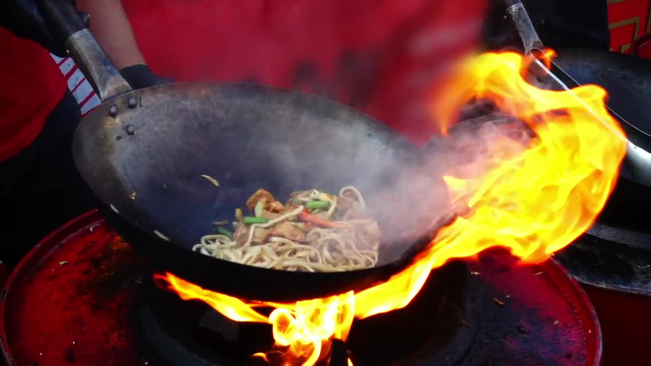 Stock Video Cooking Asian Food Live Wallpaper For PC